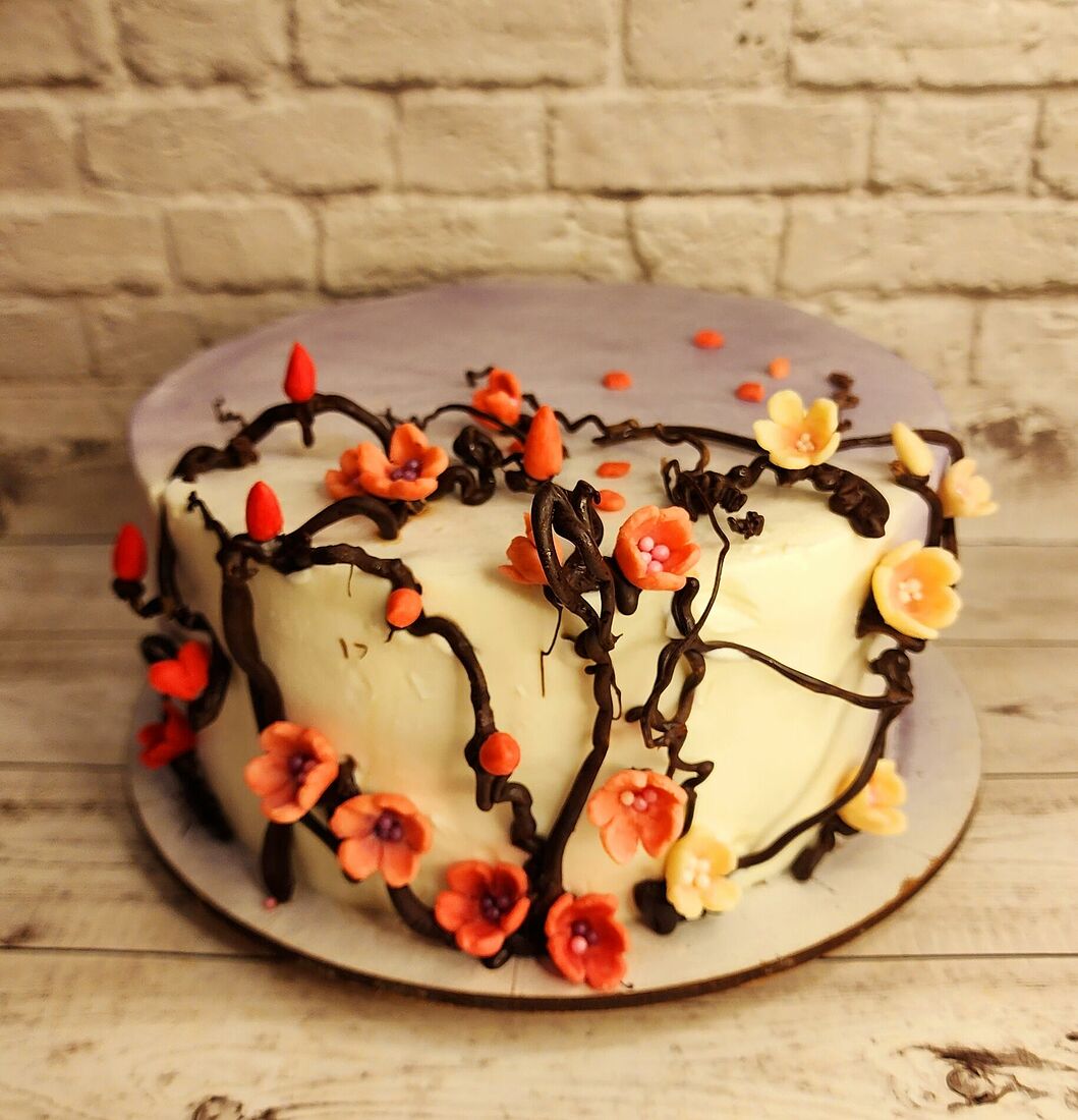 Шоколад пластичный без сахара ручной работы. + 1000р к цене торта.